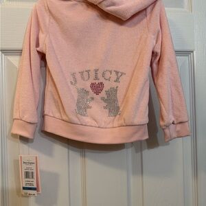 Juicy Couture Kids’ French Terry Zip Tracksuit Pink NWT